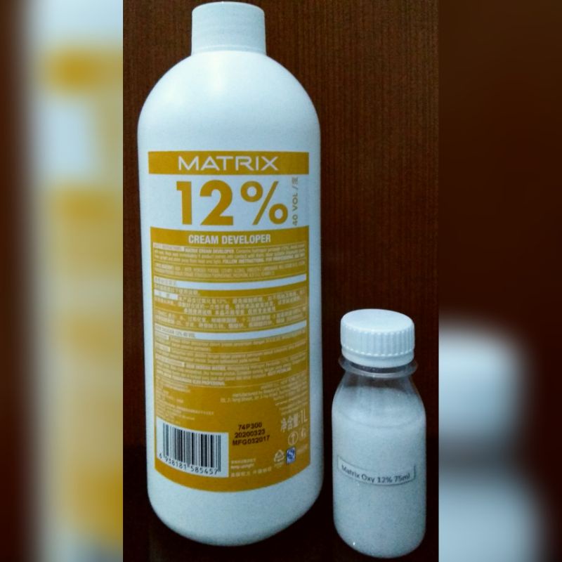 Matrix Cream Developer Oxidant 12 75ml Cairan Oksidan Campuran Cat