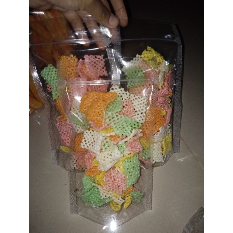 

krupuk taro dan potato