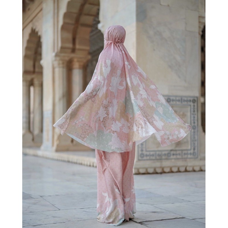 mukena button scarves maharani