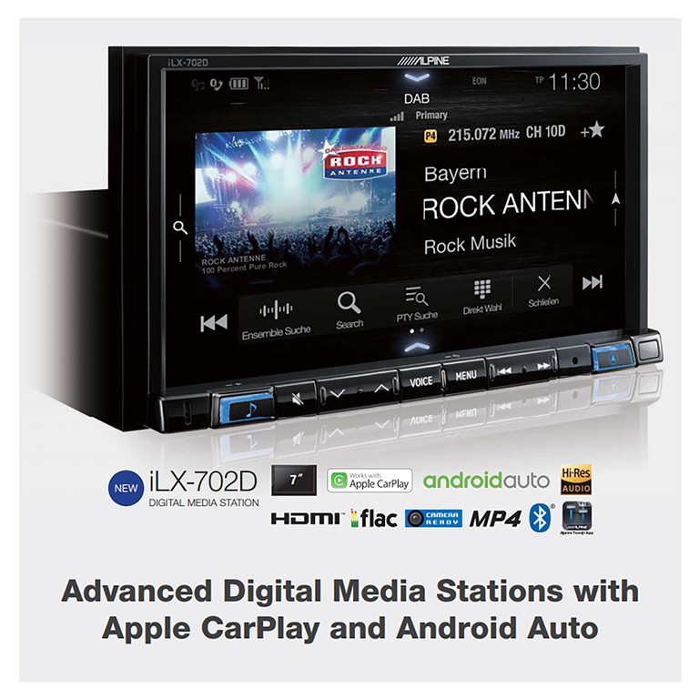 Alpine ILX-702D Hi-Res Digital Media Station