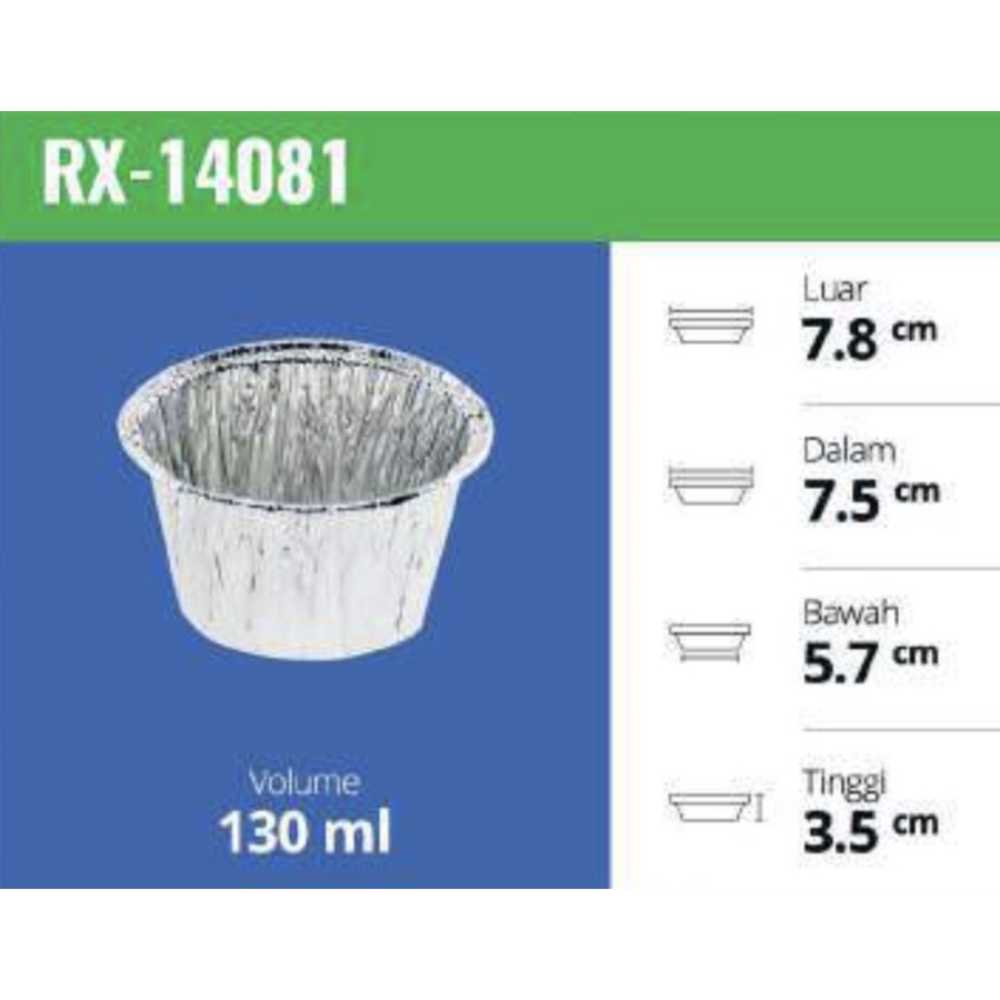 Aluminium Tray / RX 14081 / Aluminium Cup