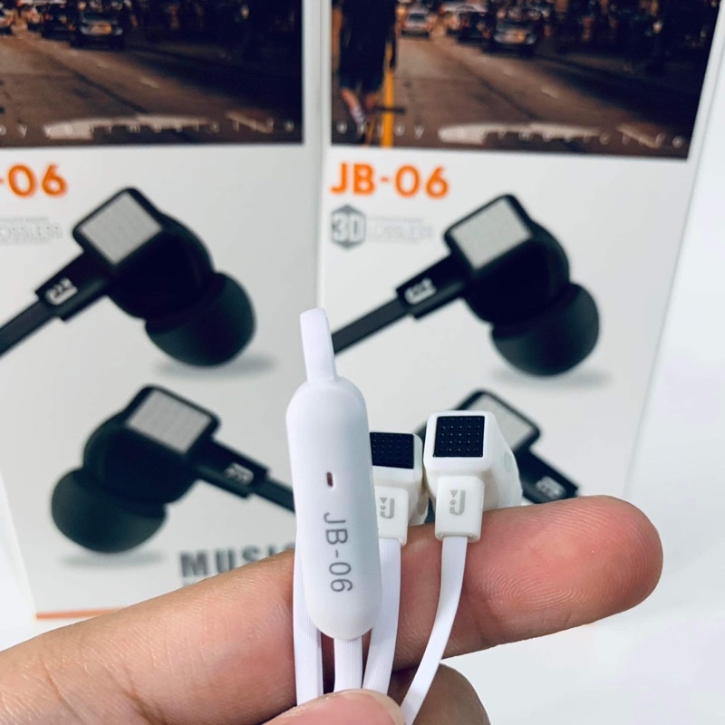 Handfree Headset Earphone JBL JB 06 Music Universal Headset with Mic High Quality