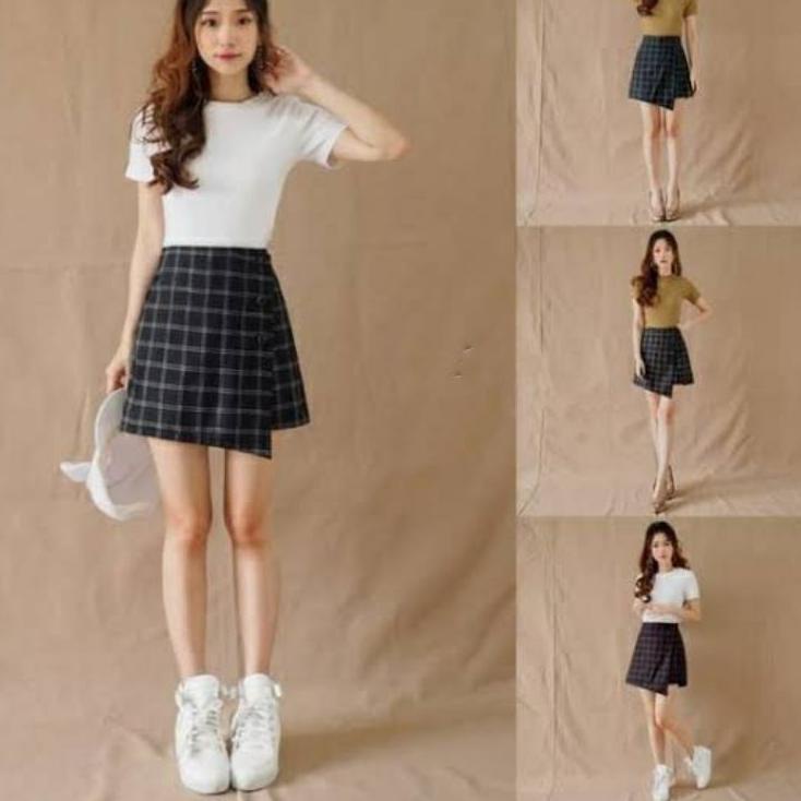 More Info Here--korean mini skirt/Rok mini tartan/Hot pants/Rok mini/mini skirt korea/rok celana kot