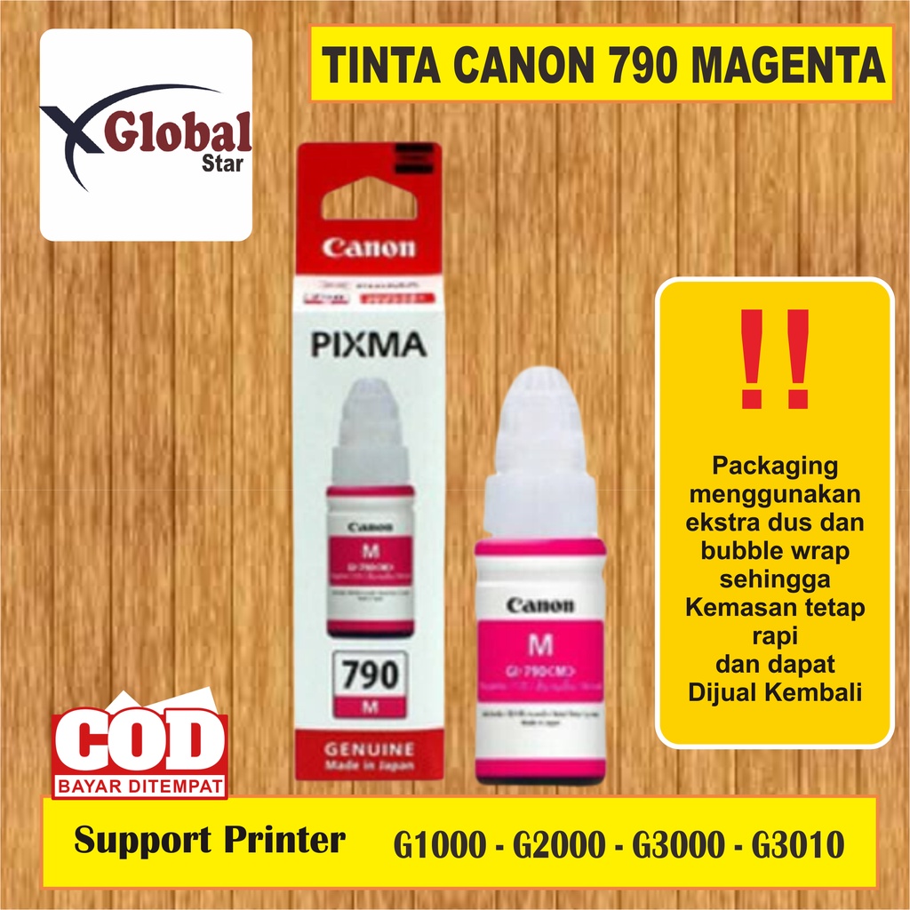 TINTA CANON GI 790 PREMIUM(COMPATIBLE) For CANON G1000, G2000, G2002, G3000 - HITAM TINTA CANON GI 790