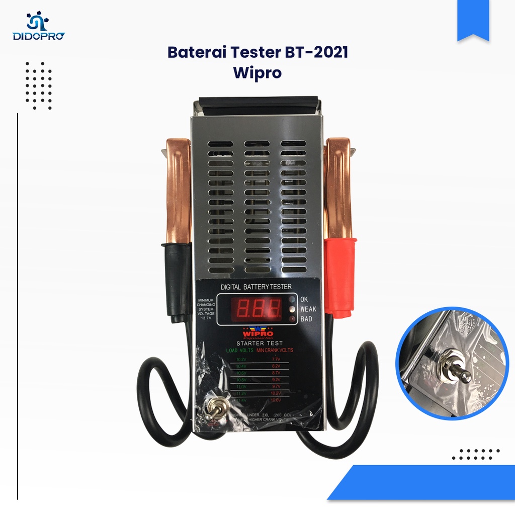 Battery Tester Digital BT 2021 WIPRO