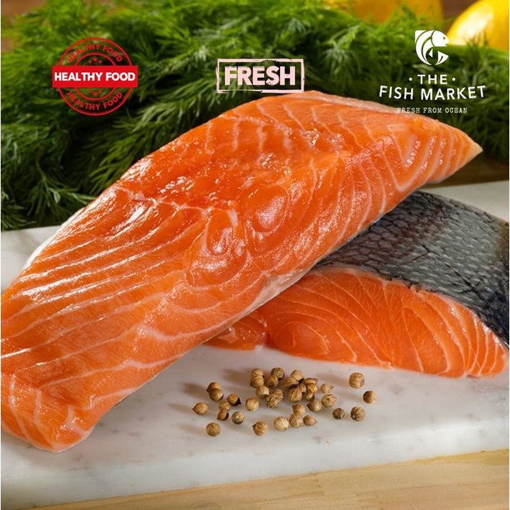 

Ikan Salmon Trout Norwegia Fresh Fillet 1000g