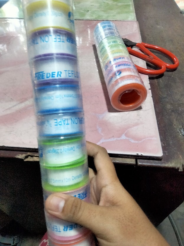 Seal Tape Freder 1/2, 3/4 Dan 1 Isolasi Selotip Keran