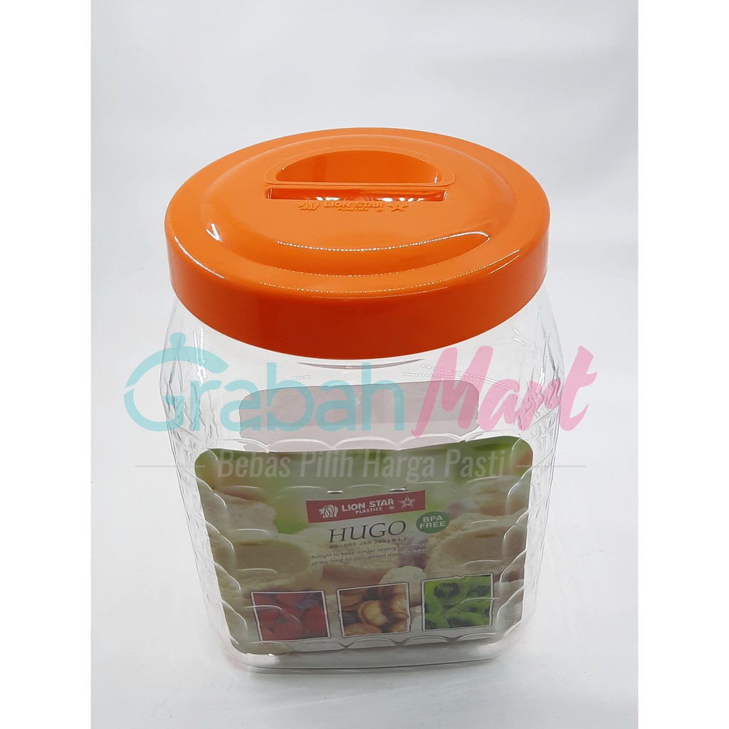 TOPLES KOTAK HUGO SQUARE JAR 203 LION STAR 6 LT PP-53