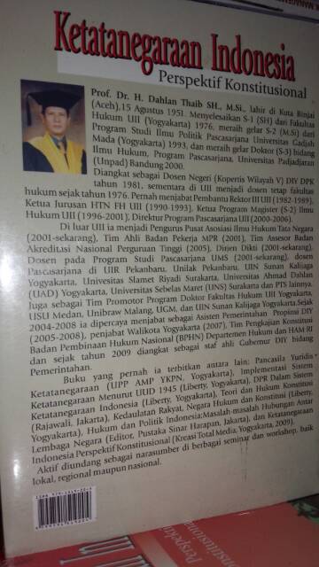 Ketatanegaraan Indonesia Perspektif Konstitusional - Prof. Dr. Dahlan Thaib