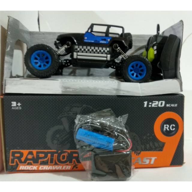 Mobil Remot RC Rock Crawler Offroad RAPTOR