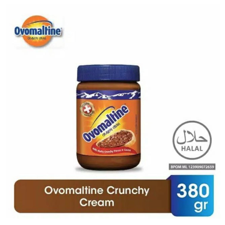 

OVOMALTINE CRUNCHY CREAM SELAI OVOMALTINE 380 GR