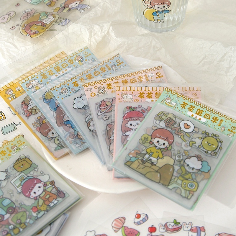 

20 Lembar PET Sticker Chacha / Sticker Tahan Air
