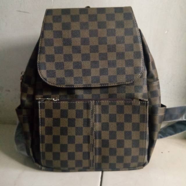 Tas Ransel Manis LV kulit Lokal Asli produksi ciamis