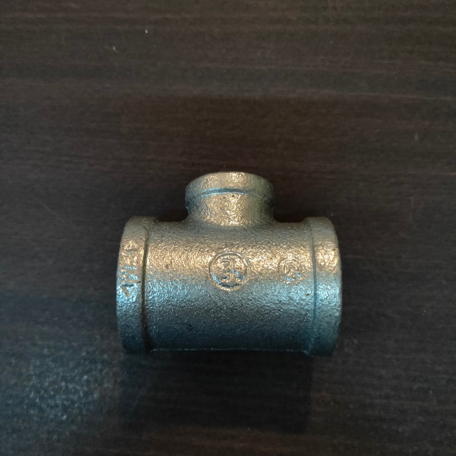 Tee Reducer Galvanis 2×1&quot; Cabang Tiga Socket T Drat