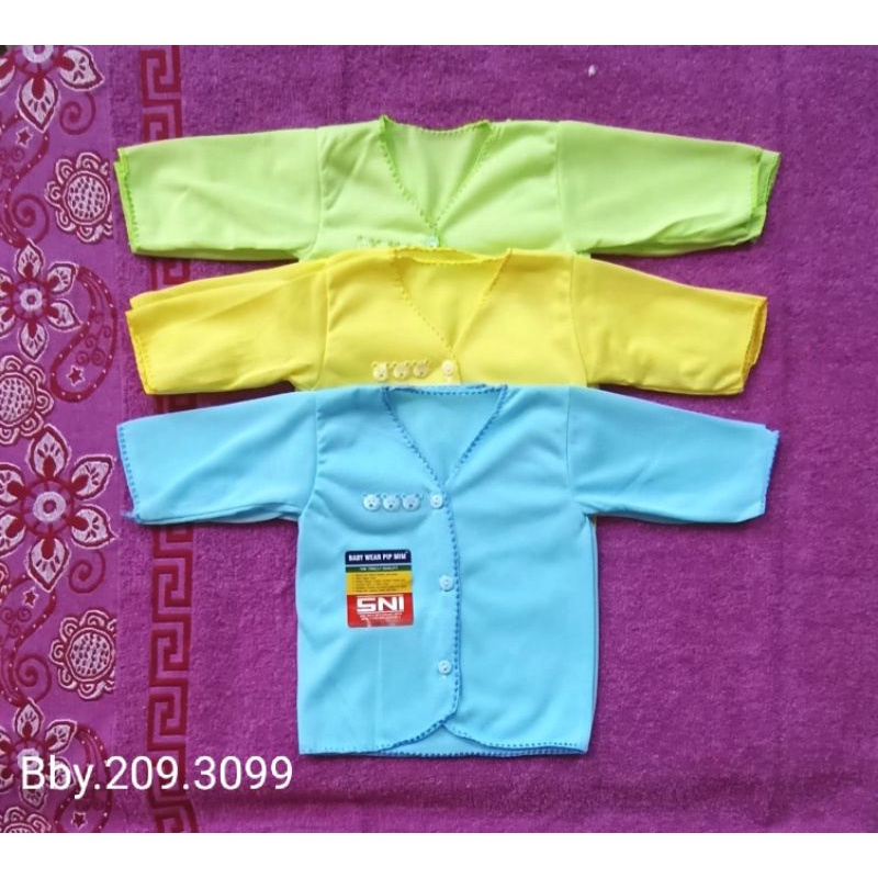 6 Pcs Atasan Baju Bayi Tangan Kutung Pendek Panjang | Baju Bayi