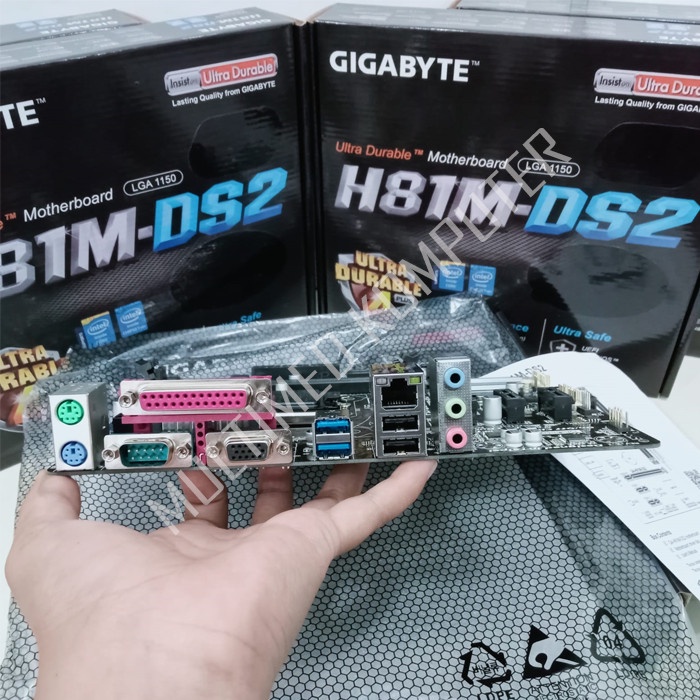 Mainboard Mobo Motherboard LGA 1150 H81 DDR3 Garansi 1 Tahun