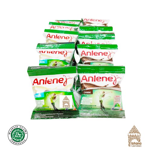 Anlene Susu Bubuk Cokelat / Vanilla 20 Gram (isi 10 pcs)