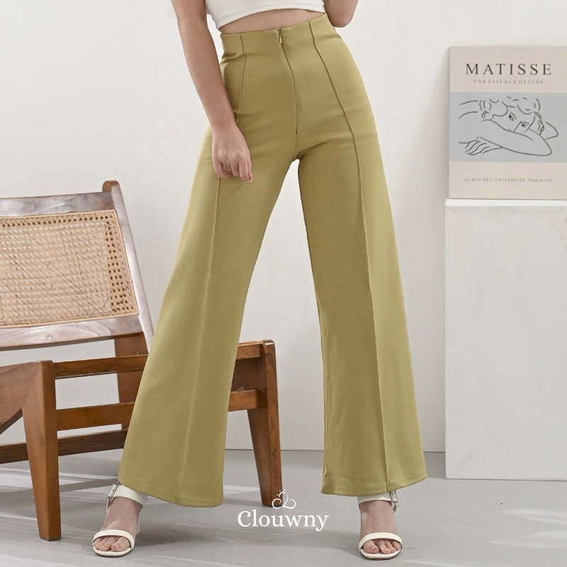 Laza Long Cullotes Premium Scuba Wanita