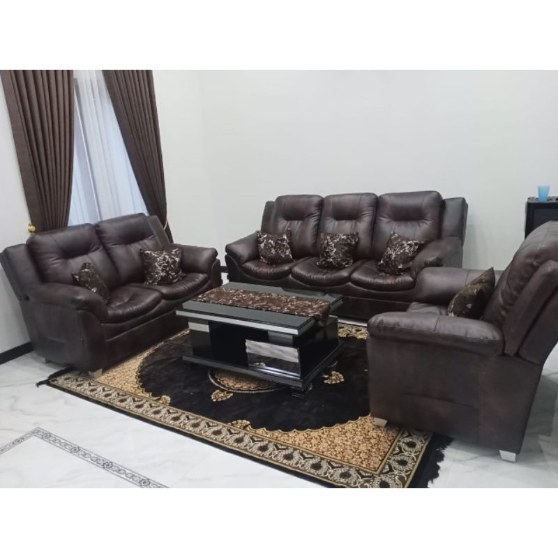 Set Meja Kursi Sofa Ruang Tamu