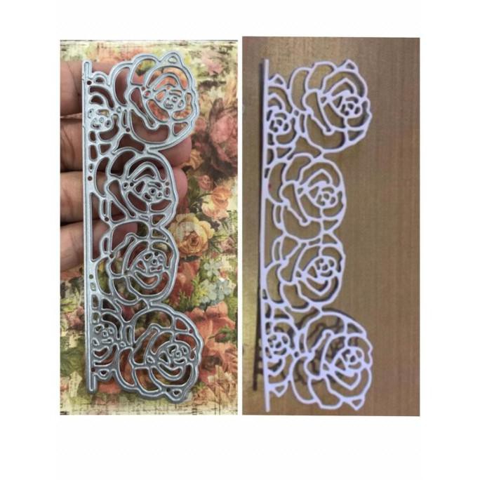 

✨BISA COD✨ Cutting dies cutting scrapbooking flower rose mawar 2 DHPATTERN