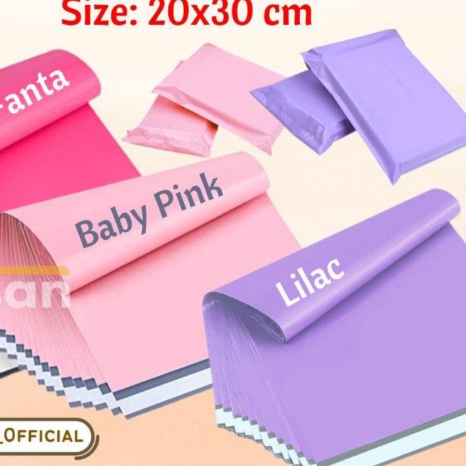 

♠ 50 Pcs Polymailer Baby Pink Fanta Lilac 20x30 ♗