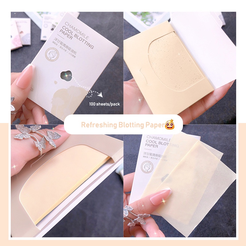 Kertas Minyak / Face Oil Control Paper ( isi 100pcs ) / Refreshing facial oil absorption