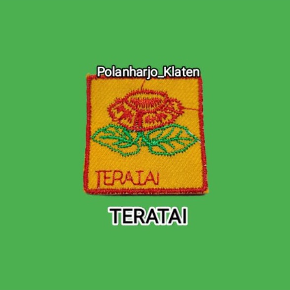 Tanda Regu Pramuka Putri Teratai / Tanda Regu Pramuka Teratai / Tanda Regu Teratai