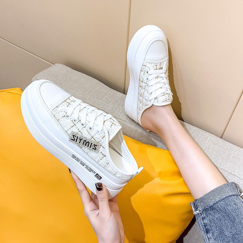 NF010 - Sepatu Half Sneaker Premium Fashion Wanita Import