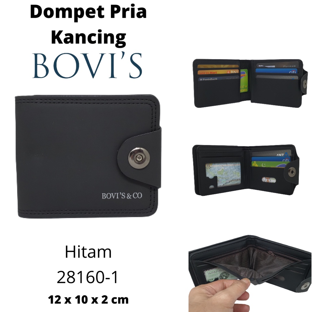 Dompet Pria Dompet Lipat | Dompet Laki Laki Model Kancing Magnet Terbaru Keren Murah | (28160-1)