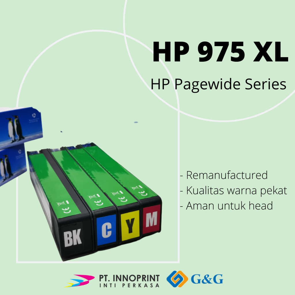 Cartridge Printer Hp Pagewide Pro 477DW TINTA HP 975XL