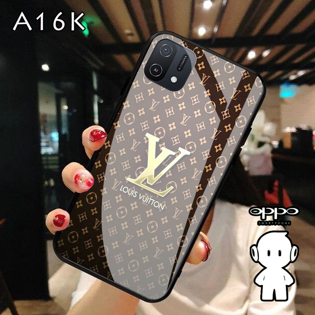 Softcase Kaca OPPO A16K  - Casing Hp OPPO A16K - Case Hp OPPO A16K  - Softcase OPPO A16K [H19]
