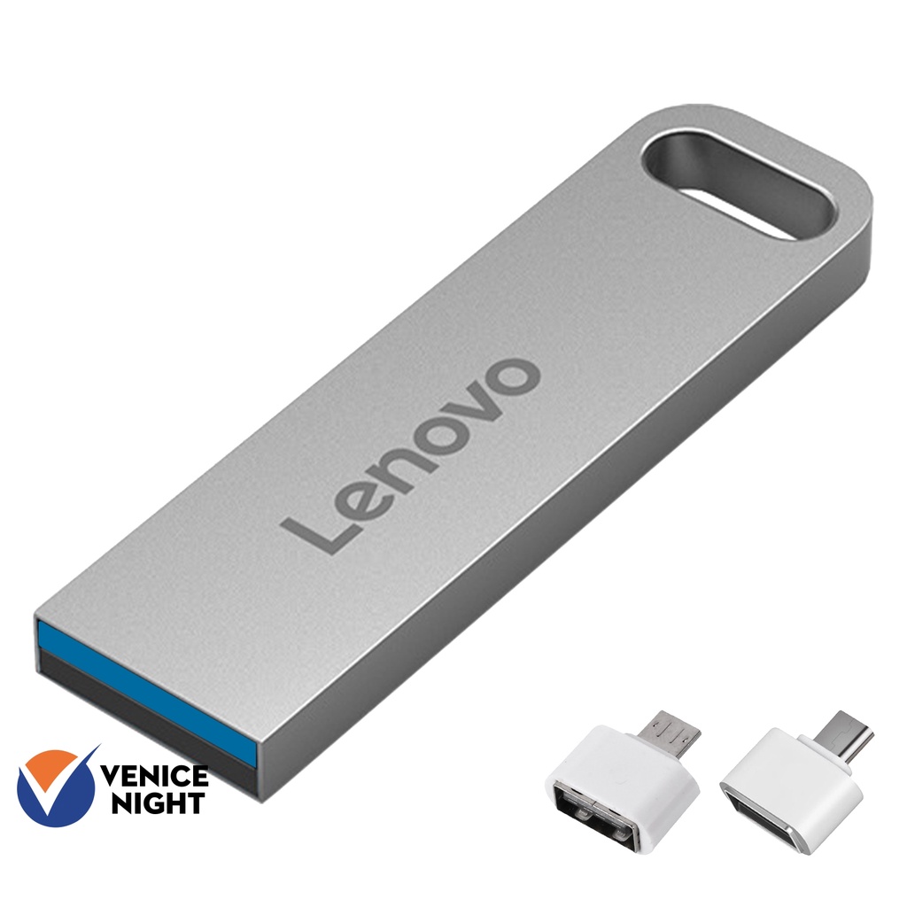 (DD) Lenovo Flashdisk USB 3.0 1 / 2TB Transmisi Data Kecepatan Tinggi