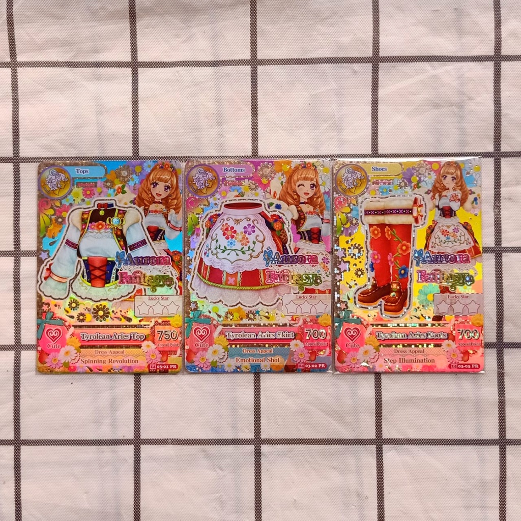 kartu aikatsu premium tylorean aries set maria [ BOOKED ]