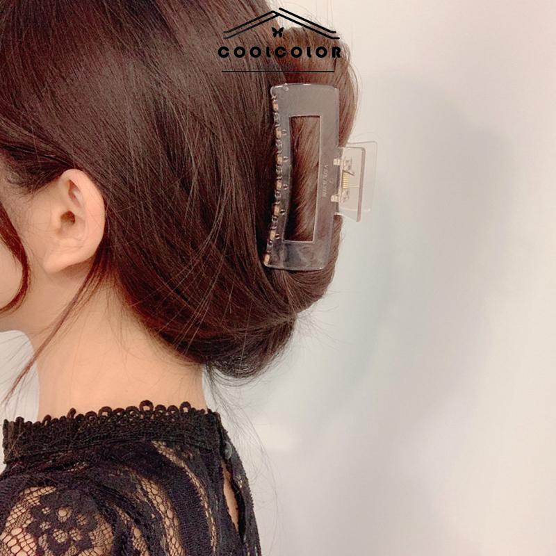 COD❤️Korea Temperamen piring jepit rambut aksesoris rambut mandi besar klip hiu Retro Untuk Wanita perempuan Murah Import Aksesoris Perhiasan Ready Stock