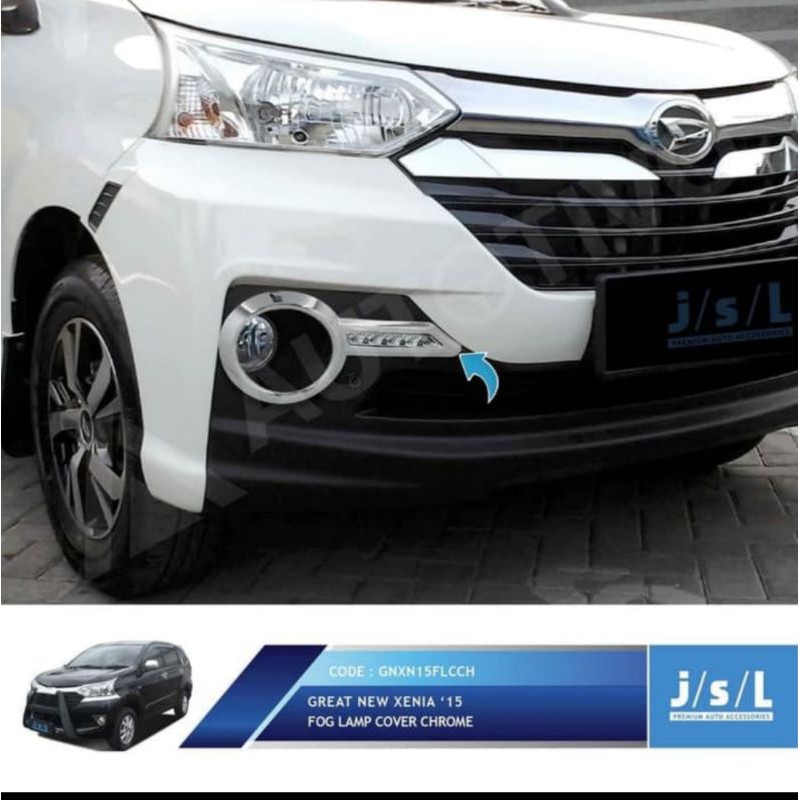 cover foglamp great new Xenia chrome jsl