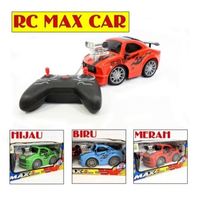 Mainan Anak Mobil Remote Control RC Max Car Auto Racing Driver 3DLight