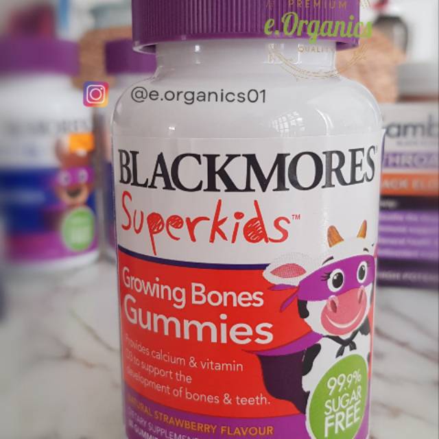Blackmores Superkids Growing Bones Gummies - 60 gumies