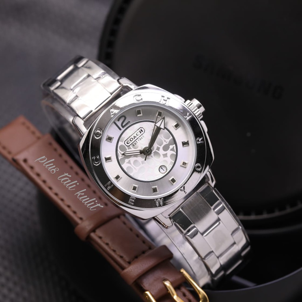 jam tangan wanita coach terbaru tanggal plus tali l1042