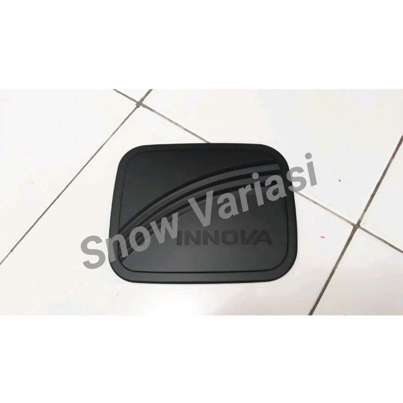 Tank Cover Tutup bensin innova lama 2008 2010 hitam doff