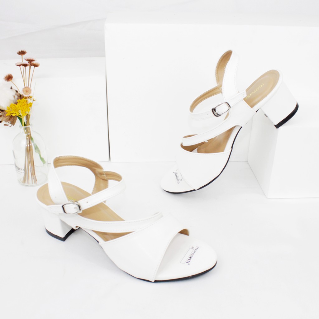 TOKO88_ID Hanami Heels Wanita LF-37-Putih
