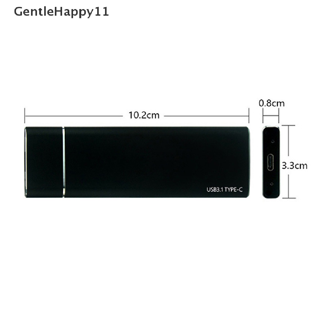 Gentlehappy Hardisk Eksternal SSD 1TB 2TB 500GB 4TB USB 3.1