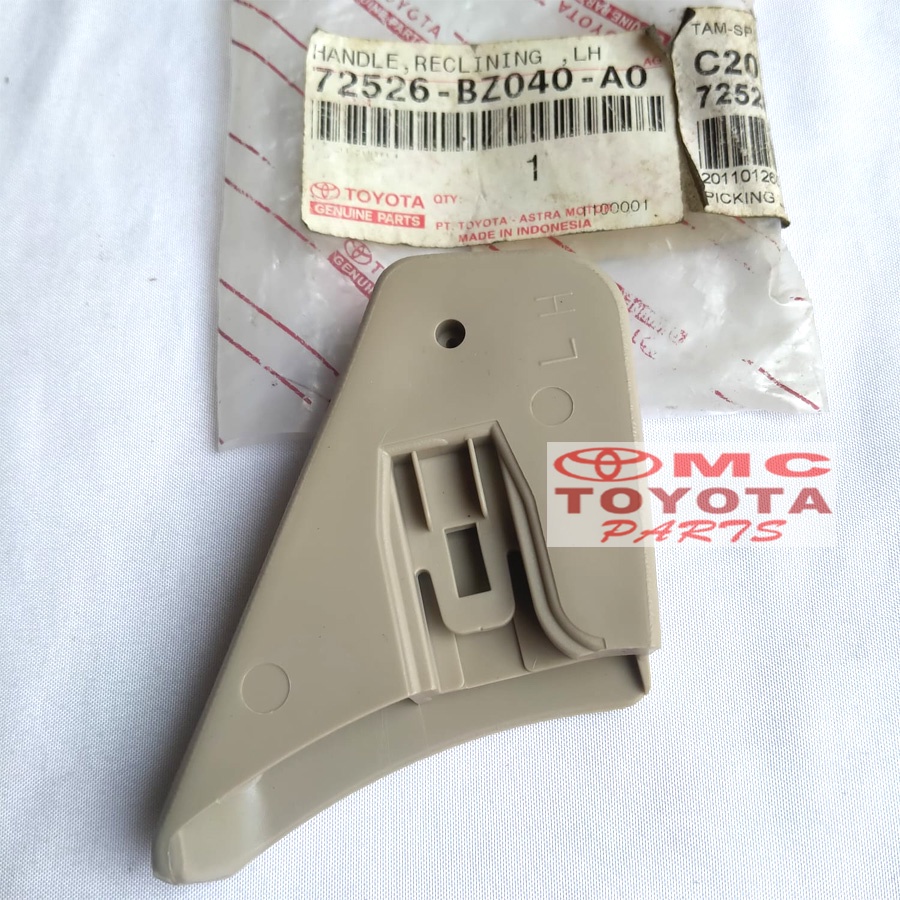 Setelan Stelan Jok Reclening Depan Kiri Rush Terios 72526-BZ040-A0