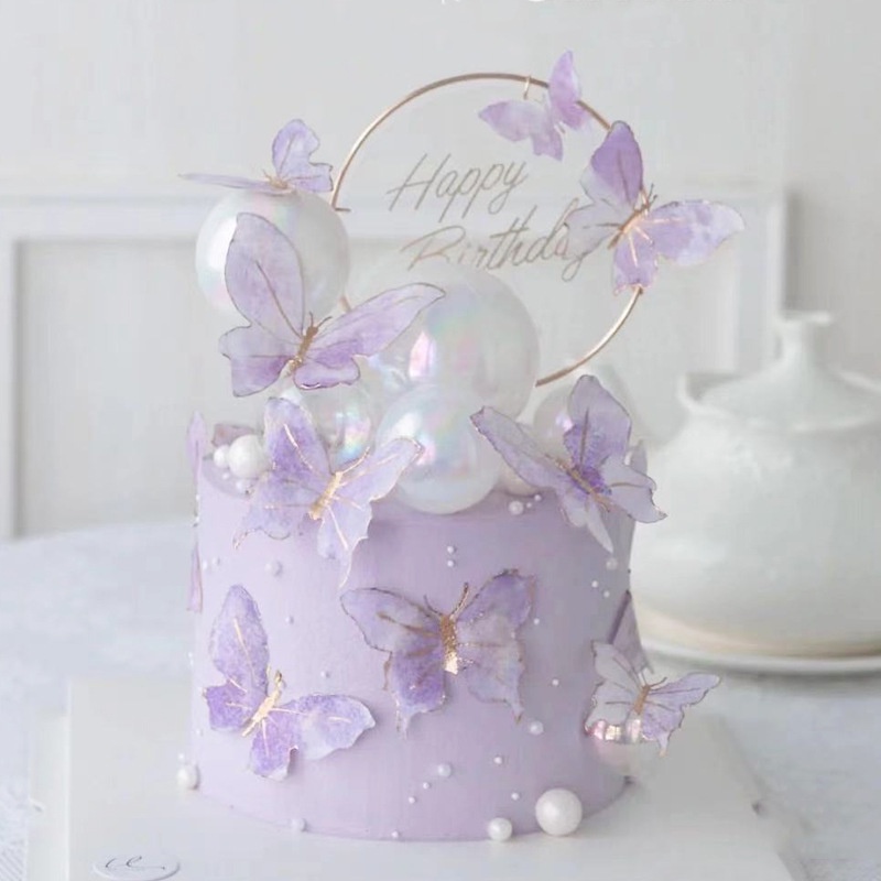 Cake Topper  Birthday Cake Tusukan Hiasan Kue Perlengkapan Dekorasi Kue Ulang Tahun