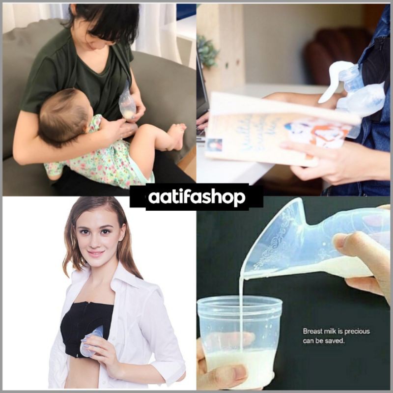 Silicone Breast Pump Mooimom dan Momi Homi / Pompa ASI Silikon Mooi Mom / Milk Saver