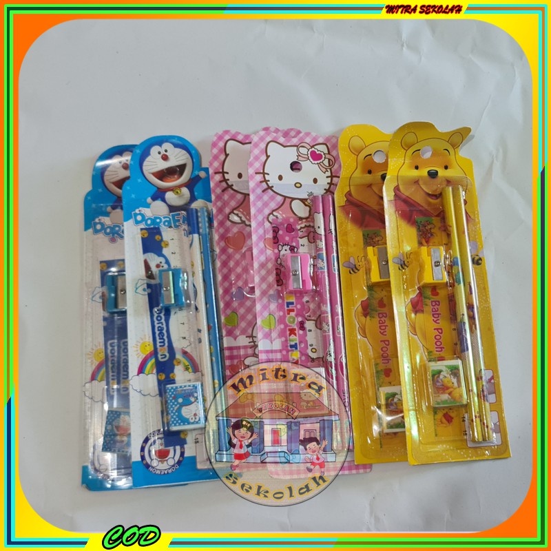 

PAKET SEKOLAH PENSIL + PENGHAPUS + RAUTAN