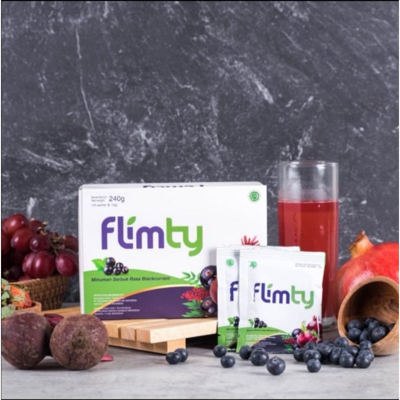 

FLIMTY minuman detox rasa raspberry