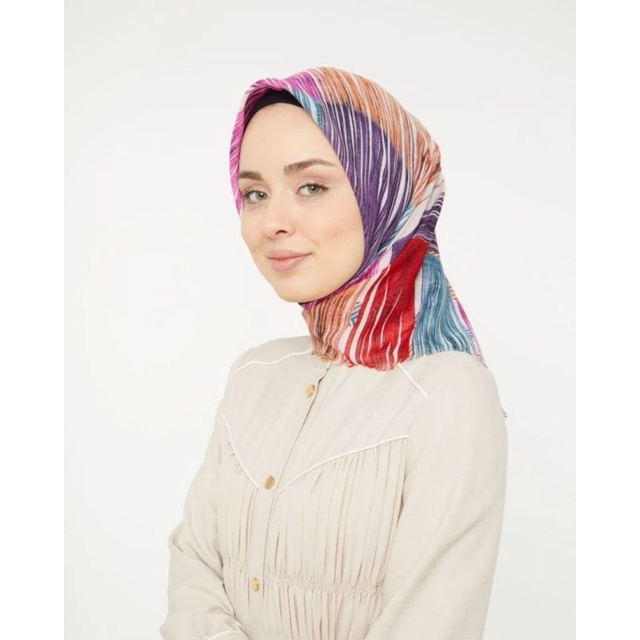 Polo İst Keten Flamlı Series NV499 | Hijab Katun Segiempat Turki ORI