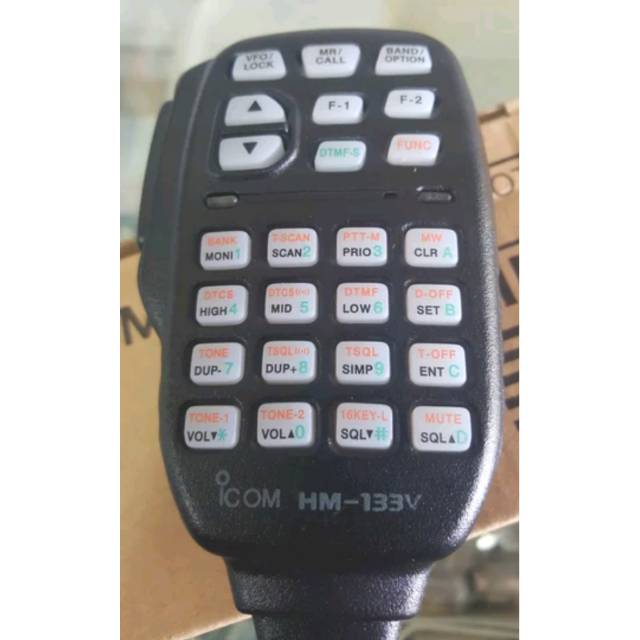 Mic Original Icom HM 133V / Mic Icom 2300 / HM133V / Mic Ori Icom