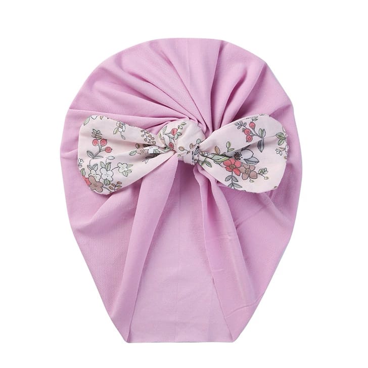 (pimenova) Turban Anak Bayi Pita Polos 0-3 tahun  Bandana Bayi Perempuan - Ciput Bayi lucu-Purple