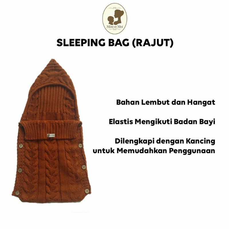 MERE ET MOI SLEEPING BAG RAJUT